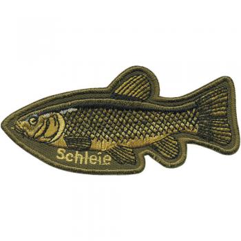 Aufnäher - Schleie - 04672 - Gr. ca. 10 x 5 cm - Patches Stick Applikation