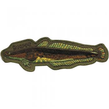 Aufnäher - Fisch - 04674 - Gr. ca. 10 x 3 cm - Patches Stick Applikation