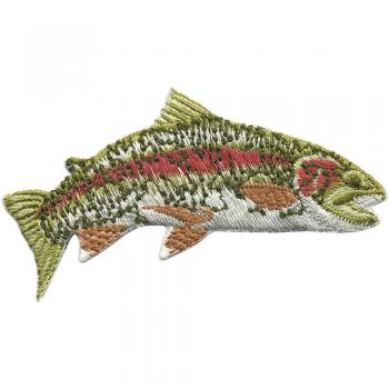 Aufnäher - Fisch - 04677 - Gr. ca. 8 x 3,5 cm - Patches Stick Applikation