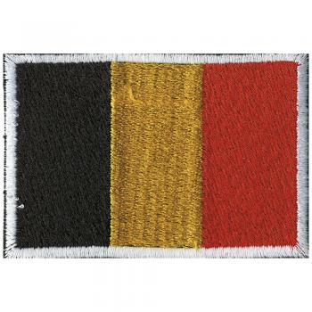 Aufnäher - Rechteck - 20448 - Gr. ca.  80x50mm - Belgien