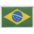 Aufnäher Flagge Fahne Brasilien 20452 Gr. ca.  80x50mm