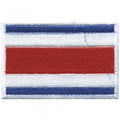 Aufnäher -  Rechteck - 20460 - Gr. ca. -  80x50mm - Costa-Rica