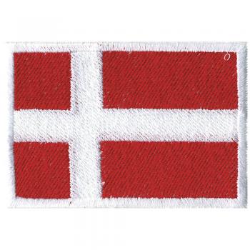 Aufnäher -  Rechteck - 20467 - 80x50mm - Dänemark