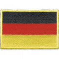 Aufnäher - Rechteck - 20466 - Gr. ca.  80x50mm - Deutschland