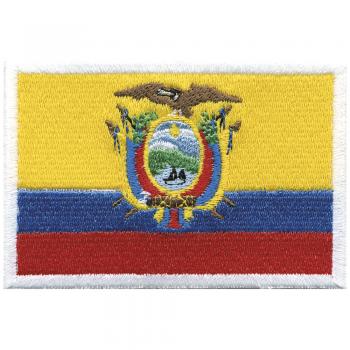 Aufnäher -  Rechteck - 20468 - 80x50mm - Ecuador