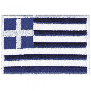 Aufnäher - Griechenland Rechteck - 20406 - Gr. ca.  80x50mm