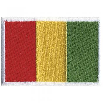 Aufnäher - Guinea Rechteck - 20405 -  Gr. ca. 80x50mm
