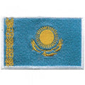 Aufnäher -  Rechteck - 20422 - 80x50mm - Kasachstan