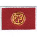Aufnäher - Rechteck - 20419 - Gr. ca.  80x50mm - Kirgistan