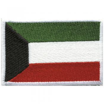 Aufnäher -  Rechteck - 20421 - Gr.ca -  80x50mm - Kuwait
