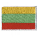 Aufnäher "LITAUEN" NEU Gr. ca. 8cm x 5cm (20426) Stick Patches Applikation