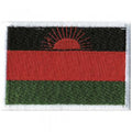 Aufnäher -  Rechteck - 20433 - Gr. ca. - 80x50mm - Malawi