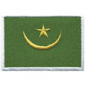 Aufnäher - Rechteck - 20432 - Gr. ca.  80x50mm - Mauretanien