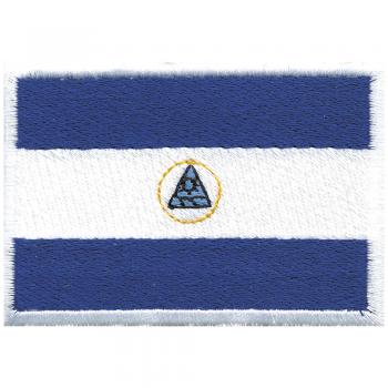 Aufnäher -  Rechteck - 21471 - Gr. ca.  80x50mm - Nicaragua