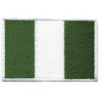 Aufnäher - Rechteck -  20436 - 80x50mm - Nigeria