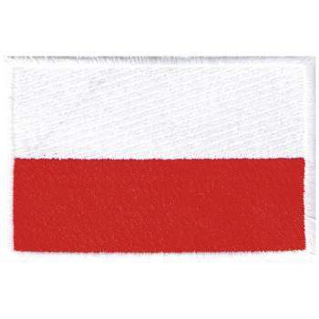 Aufnäher -  Polen Rechteck - 21478- Gr. ca.  80x50mm