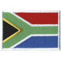 AUFNÄHER "SÜDAFRIKA" NEU Gr. ca. 8 x 5cm (21501) Stick Patches Applikation - Länderflagge Landesfahne Flagge Fahne Wappen