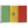 Aufnäher - Rechteck - 21487 - 80x50mm - Senegal