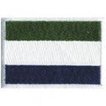 Aufnäher - Rechteck - 21486 - Gr. ca.  80x50mm - Sierra-Leone