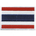 Aufnäher - Rechteck - 21493 -  Gr. ca. 80x50mm - Thailand