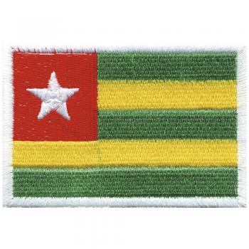 Aufnäher - Rechteck -  21492 - 80x50mm - Togo