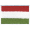 Aufnäher - Ungarn Rechteck - 20410 -  80x50mm