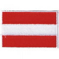 Aufnäher - Rechteck - 20443 - Gr. ca.  80x50mm - Österreich