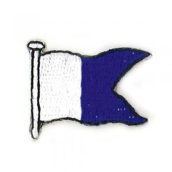 AUFNÄHER - Signet - Alpha - 01740-1 - Gr. ca. 3 x 2,5 cm - Patches Stick Applikation