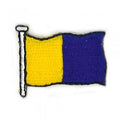 AUFNÄHER - Signet - Kilo - 01742-2 - Gr. ca. 2,5 x 2,5 cm - Patches Stick Applikation