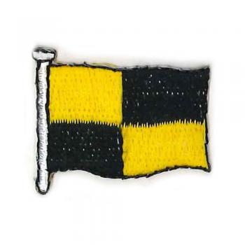 AUFNÄHER - Signet - Lima - 01742-3 - Gr. ca. 2,5 x 2,5 cm - Patches Stick Applikation