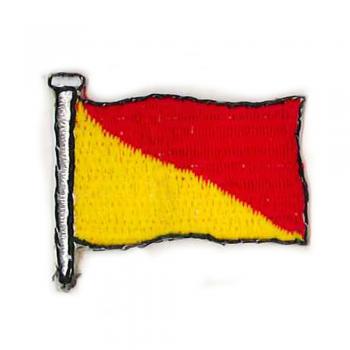 AUFNÄHER - Signet - Oscar - 01742-6 - Gr. ca. 2,5 x 2,5 cm - Patches Stick Applikation