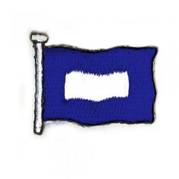 AUFNÄHER - Signet - Papa - 01742-7 - Gr. ca. 2,5 x 2,5 cm - Patches Stick Applikation
