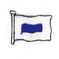 AUFNÄHER - Signet - Sierra - 01743-1 - Gr. ca. 2,5 x 2,5 cm - Patches Stick Applikation