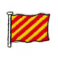 AUFNÄHER - Signet - Yankee - 01743-7 - Gr. ca. 2,5 x 2,5 cm - Patches Stick Applikation