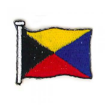 AUFNÄHER - Signet - Zulu - 01743-8 - Gr. ca. 2,5 x 2,5 cm - Patches Stick Applikation