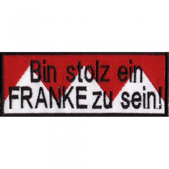 Aufnäher Applikation Stick-Emblem Patch Motive - Gr. ca. 11,5 x 4,5 cm - FRANKEN - 00409 -