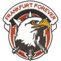 AUFNÄHER - Frankfurt - Adler -  00407 - Gr. ca. 9 x 6,5 cm - Patches Stick Applikation