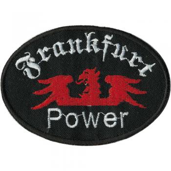 AUFNÄHER - Frankfurt forever - 00472 - Gr. ca. 9 x 6,5 cm - Patches Stick Applikation