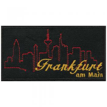 AUFNÄHER - Aufbügler - Frankfurt am Main - 00473 - Gr. ca. 11,5 x 6 cm - Patches Stick Applikation