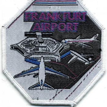 AUFNÄHER - Frankfurt Airport - 04015 - Gr. ca. 7 x 7 cm - Patches Stick Applikation