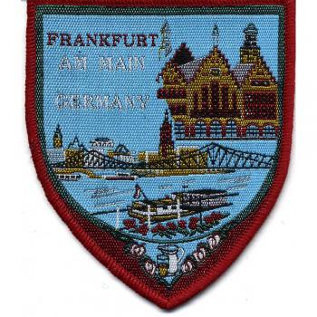 AUFNÄHER - Frankfurt - 04016 - Gr. ca. 7 x 8 cm - Patches Stick Applikation