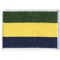 Aufnäher - Rechteck - 20403 - Gr. ca.  80x50mm - Gabun