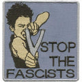 AUFNÄHER PATCHES  - Stop the Fascists - 00015 - Gr. ca. 8 x 8 cm - Stick Applikation