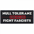 AUFNÄHER - Null Toleranz - 01780 - Gr. ca. 10 x 3 cm - Patches Stick Applikation