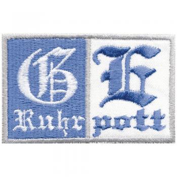 Aufnäher Patches Applikation Wappen - GE RUHRPOTT - 03216 -  Gr. ca. 7,5 x 5 cm
