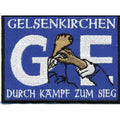 AUFNÄHER - Gelsenkirchen - 03222 - Gr. ca. 10,5 x 8 cm - Patches Stick Applikation
