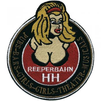 Aufnäher Patches Applikation Aufnähwappen - REEPERBAHN - 00366 - Gr. ca. 8 cm