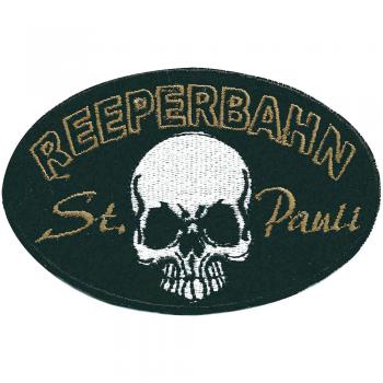 Aufnäher Applikation - St. Pauli Totenkopf - 00371 Gr. ca. 14 x 6,5 cm