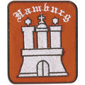 AUFNÄHER - Hamburg - 04004 - Gr. ca. 7,5 x 6 cm - Patches Stick Applikation