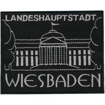 AUFNÄHER - Wiebaden - 00038 -  Gr. ca 11 x 8 cm  - Patches Stick Applikation